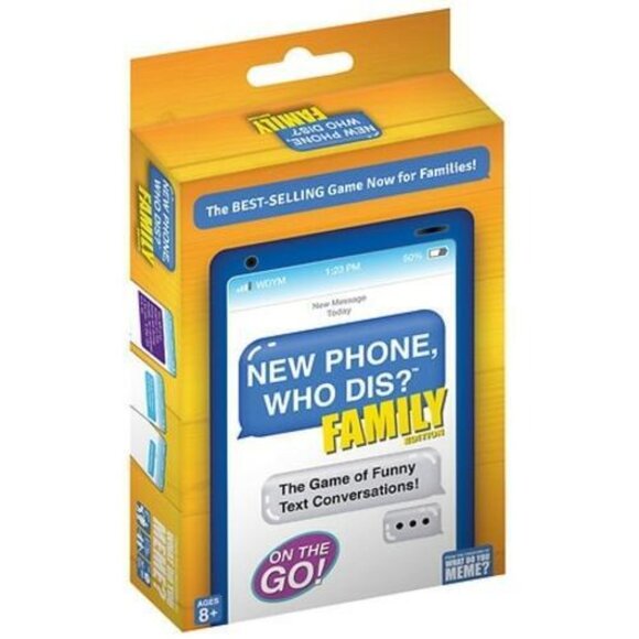 New Phone, Who Dis? Family Edition Family Party Card Game - Picture 1 of 3